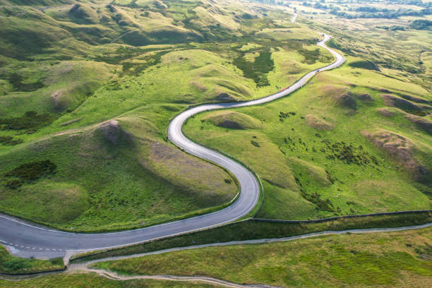 istock Winding road between Mam Tor and Edale in Derbyshire, UK 1343225605
