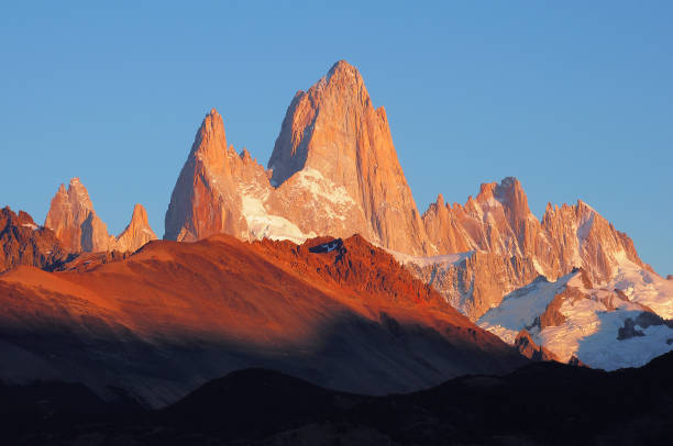 istock Fitz Roy mountain at sunrise time. Los Glaciares National park. 1343229270