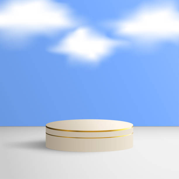 istock Empty pedestal concept for fashion and cosmetic display 1343244818