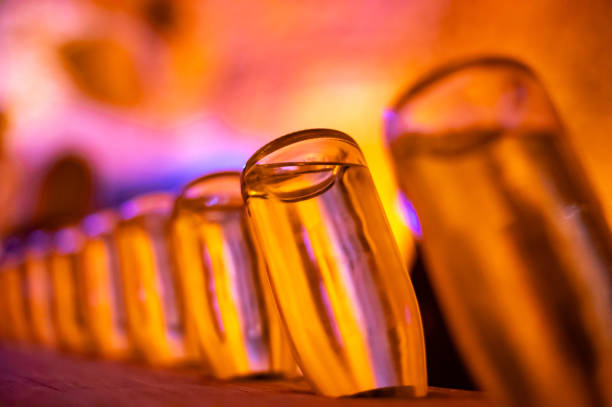 istock Visit of deep and long undergrounds caves for making champagne sparkling wine from chardonnay and pinor noir grapes in Reims, Champagne, France 1343262536