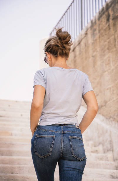 19,600+ Woman Jeans Back Stock Photos, Pictures & Royalty-Free