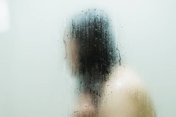 istock Asian woman talking a shower. 1343283444