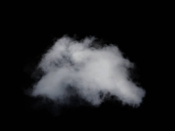istock white fluffy clouds isolated on a black background, clipart 1343286702