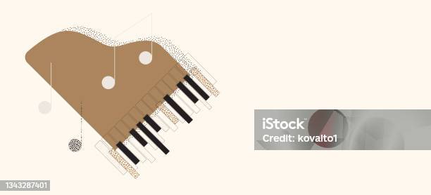 Piano Keyboard Abstract Design Element For Your Design Stock ...