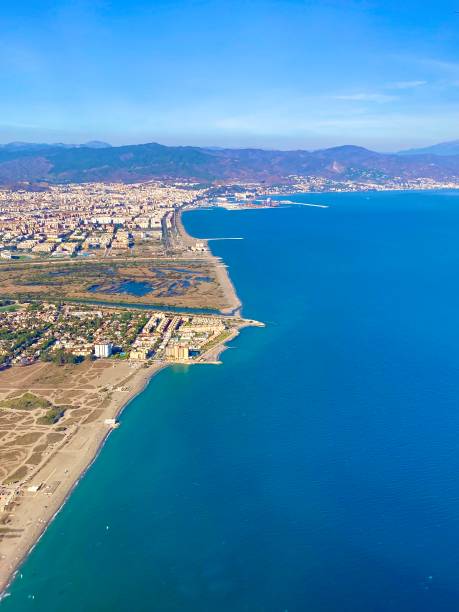 istock Coastline of Malaga from the air 1343289085