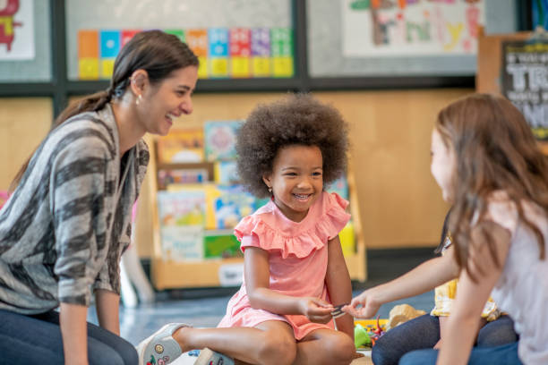 istock Multi-Ethnic Preschool Children Playing Together 1343292619