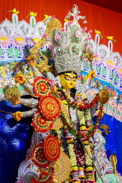 istock Durga Puja festival, Howrah, West Bengal, India 1343295423