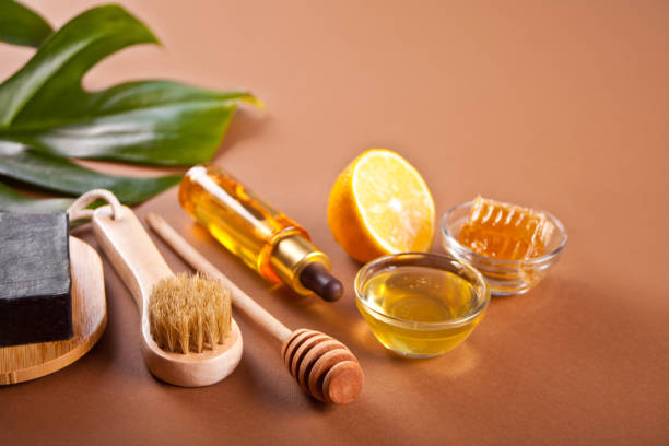 istock bath and beauty spa personal hygiene accessories on the brown background 1343300823