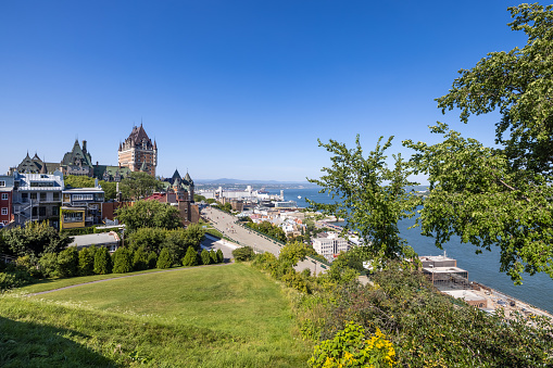 View of Quebec City, Canada in Summer
