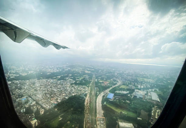 istock Dhaka city from a plan's window . 1343304262