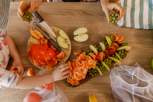 istock Arranging fresh fruit on a wooden platter 1343304332