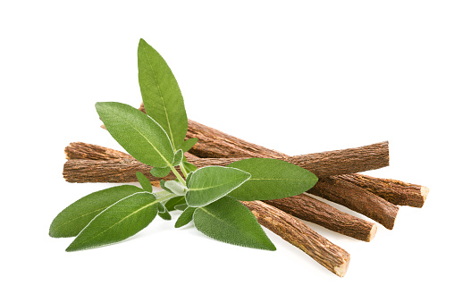 Sage and licorice roots