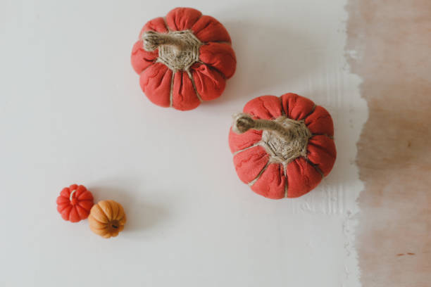 istock halloween and autumn cozy composition with pumpkins, october home decoration 1343311099