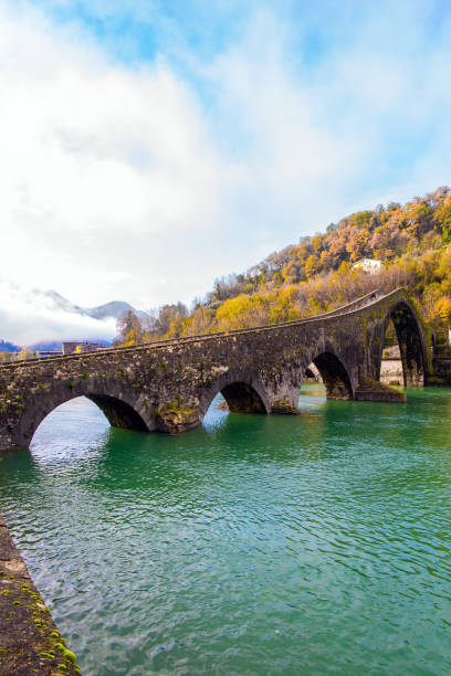 istock The green cold water of the river 1343312788