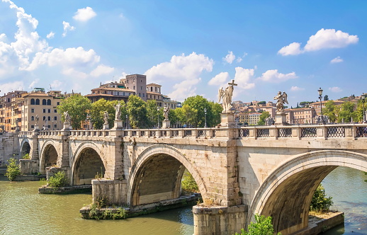 Bridge over the Tiber River
