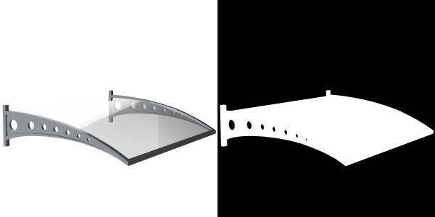 istock Canopy shelter with glass cover 1343321172