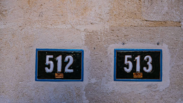 istock 512 513. house numbers on the wall 1343326469