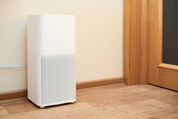 istock White air purifier in an apartment 1343341107