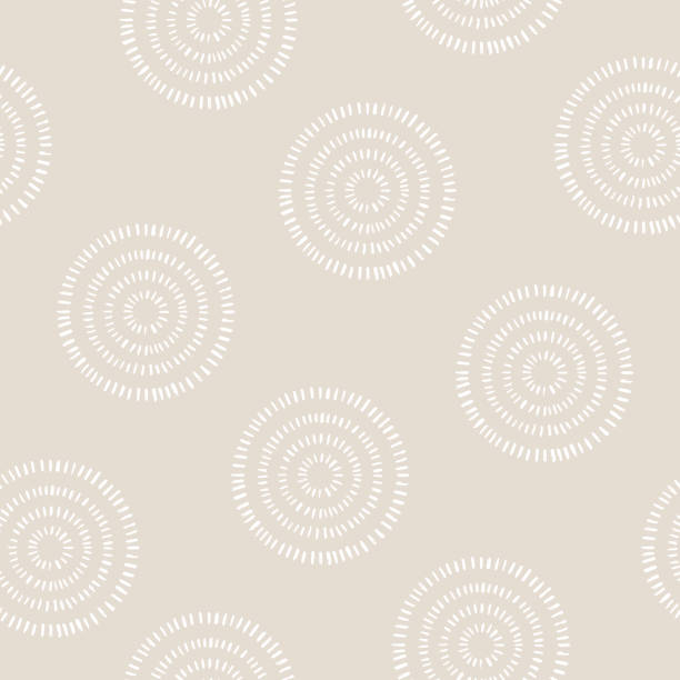 Contemporary seamless pattern with abstract line in nude colors. Aesthetic Contemporary printable seamless pattern with abstract Minimal elegant line brush stroke shapes and line in nude colors. Pastel boho background in minimalist mid century style vector Illustration wall beige background illustrations stock illustrations