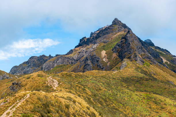 피친차 화산 봉우리, 키토, 에콰도르 - valley ecuador mountain landscape 뉴스 사진 이미지