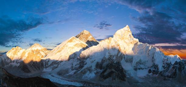 istock Mount Everest Himalaya sunset panorama Nepal mountains 1343362114