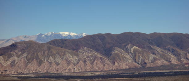 istock rainbow colored mountain chain, on desert landscape in Argentina 1343392604