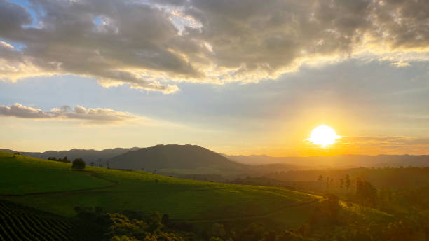 istock Great sunset on a rural horizon 1343403491
