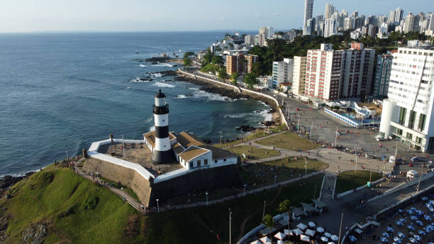 istock aerial view of Farol da Barra 1343414597