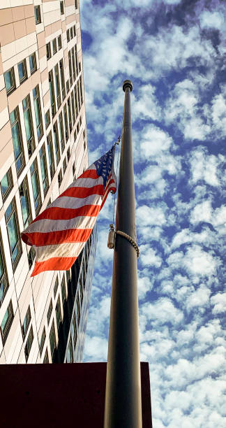 flag against the sky - prince philip imagens e fotografias de stock