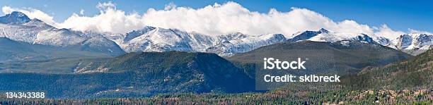 Panorama Of Rocky Mountain Park Colorado Stock Photo - Download Image Now - Autumn, Cloud - Sky, Colorado