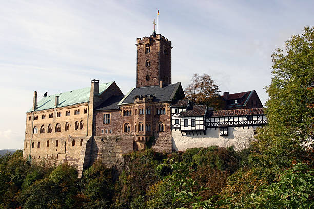 château de la wartbourg - thuringia photos et images de collection