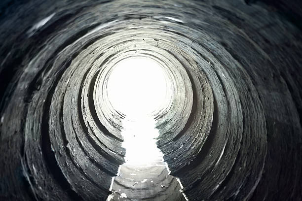 istock Light at End of Round Tunnel 134345116