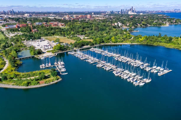istock Aerial Colonel Samuel Smith Park and Toronto Cityview, Etobicoke, Canada 1343451317