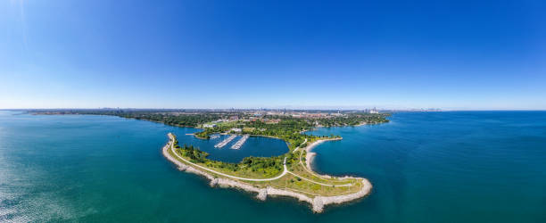 istock Aerial Colonel Samuel Smith Park and Toronto Cityview, Etobicoke, Canada 1343451931