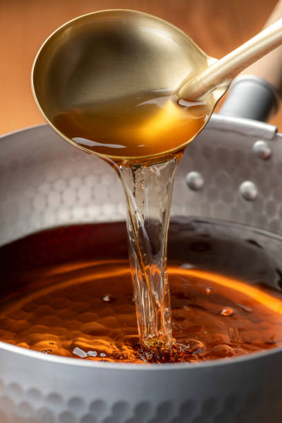 istock Making soup stock for Japanese cuisine 1343471107