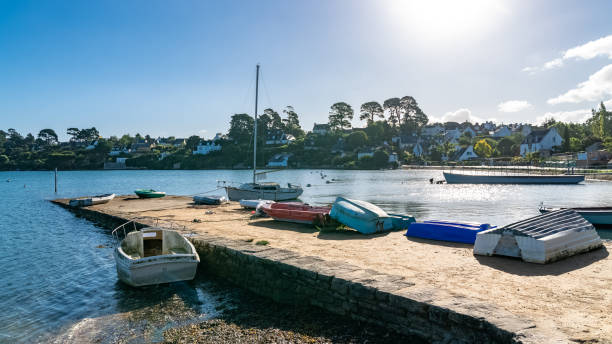 istock Brittany, Ile aux Moines, the typical harbor 1343472791