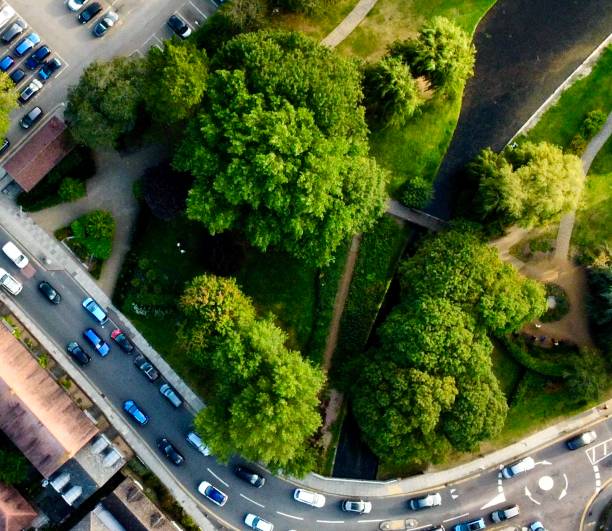 istock Aerial view of Salisbury UK 1343476009
