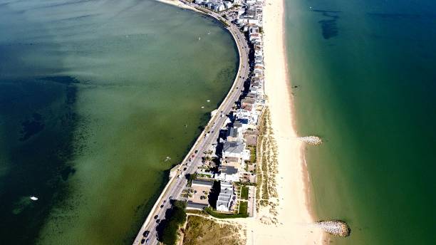 istock Aerial view of Sandbanks 1343476052