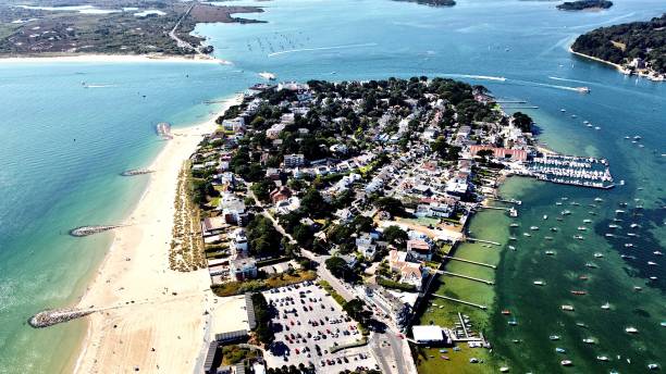 istock Aerial view of Sandbanks 1343476080