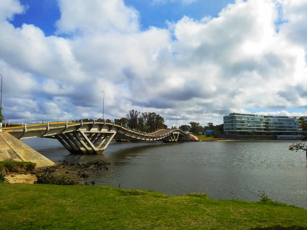 Famous La barra bridge, Punta del este, Uruguay. High quality photo