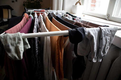 Laundry, drying rack, drying, clothes, wet clothes