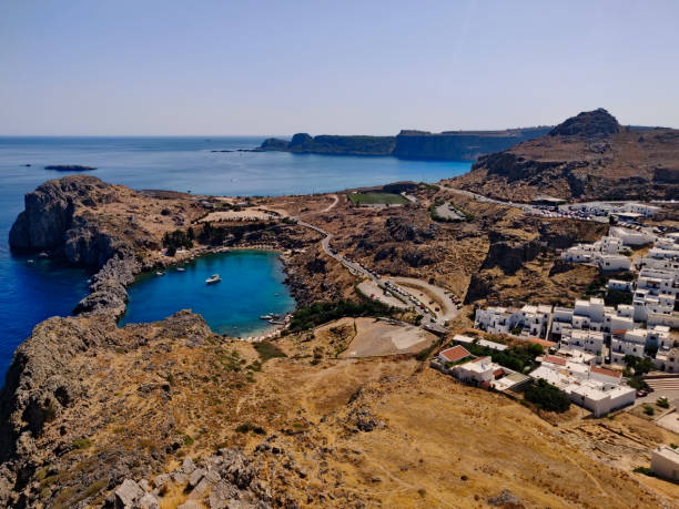 istock St Pauls Bay in Lindos Greece 1343482357
