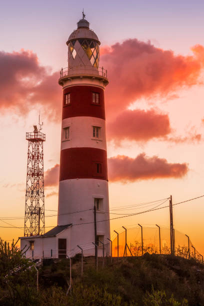 istock The Lighthouse of Pointe aux Caves in Mauritius, at sunset 1343482575