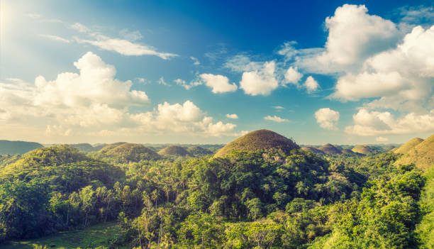 istock Panorama of Chocolate Hills, Philippines 1343491886