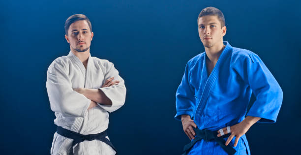 istock Male judo players standing together 1343495867