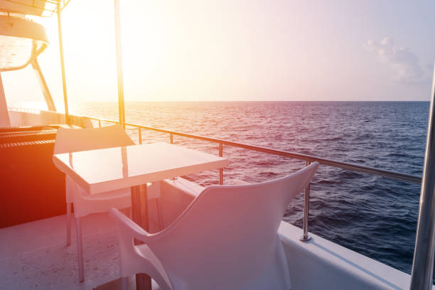 istock Vacations on luxury yacht in tropical sea 1343508330