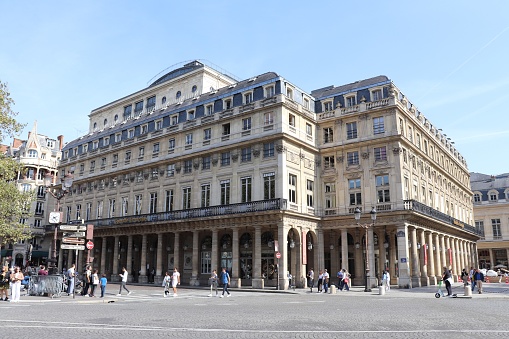 The French comedy, or French theater, exterior view, city of Paris, Ile de France, France