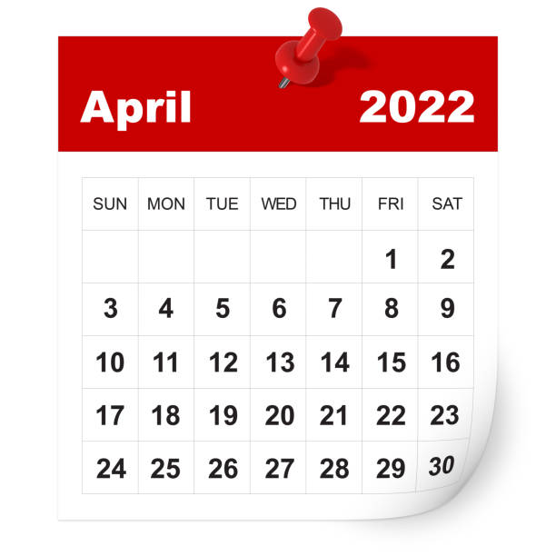 istock April 2022 calendar 1343509814