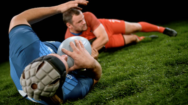 istock Rugby player tackling his opponent 1343513484
