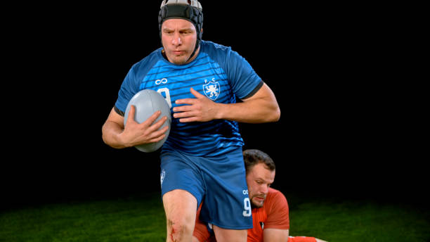 istock Rugby player tackling his opponent 1343513491